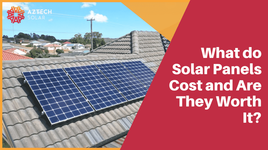 Solar panels installed on suburban tiled roof