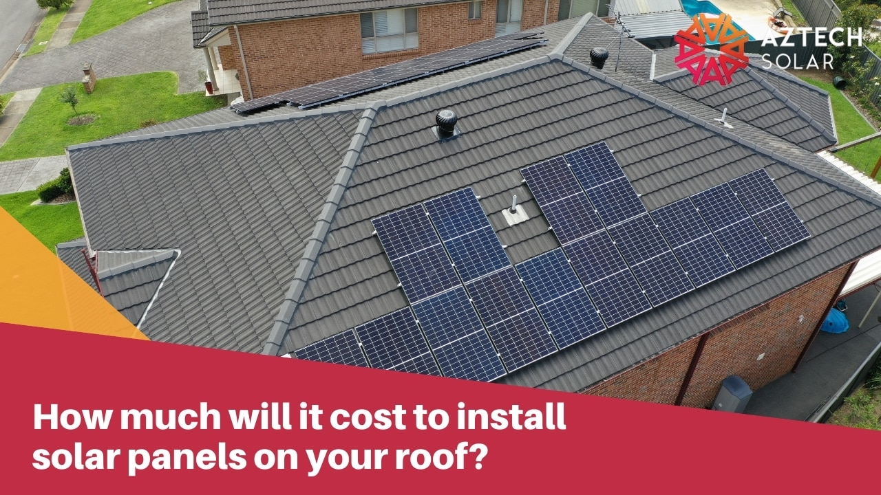 How much will it cost to install solar panels on your roof?