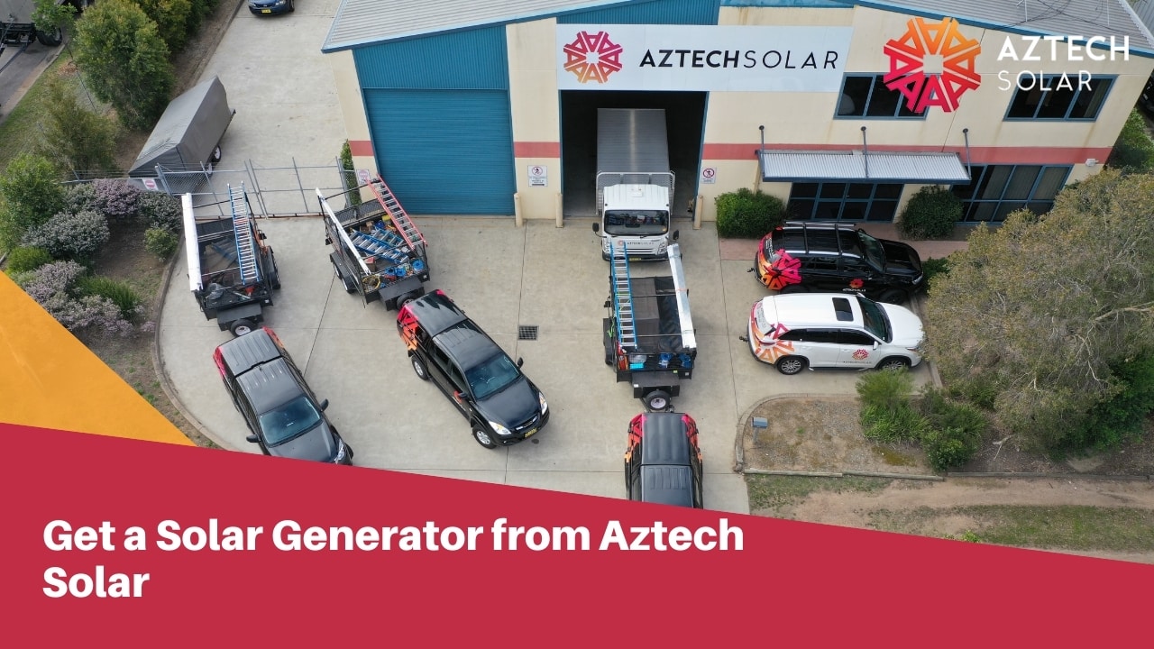 Get a Solar Generator from Aztech Solar