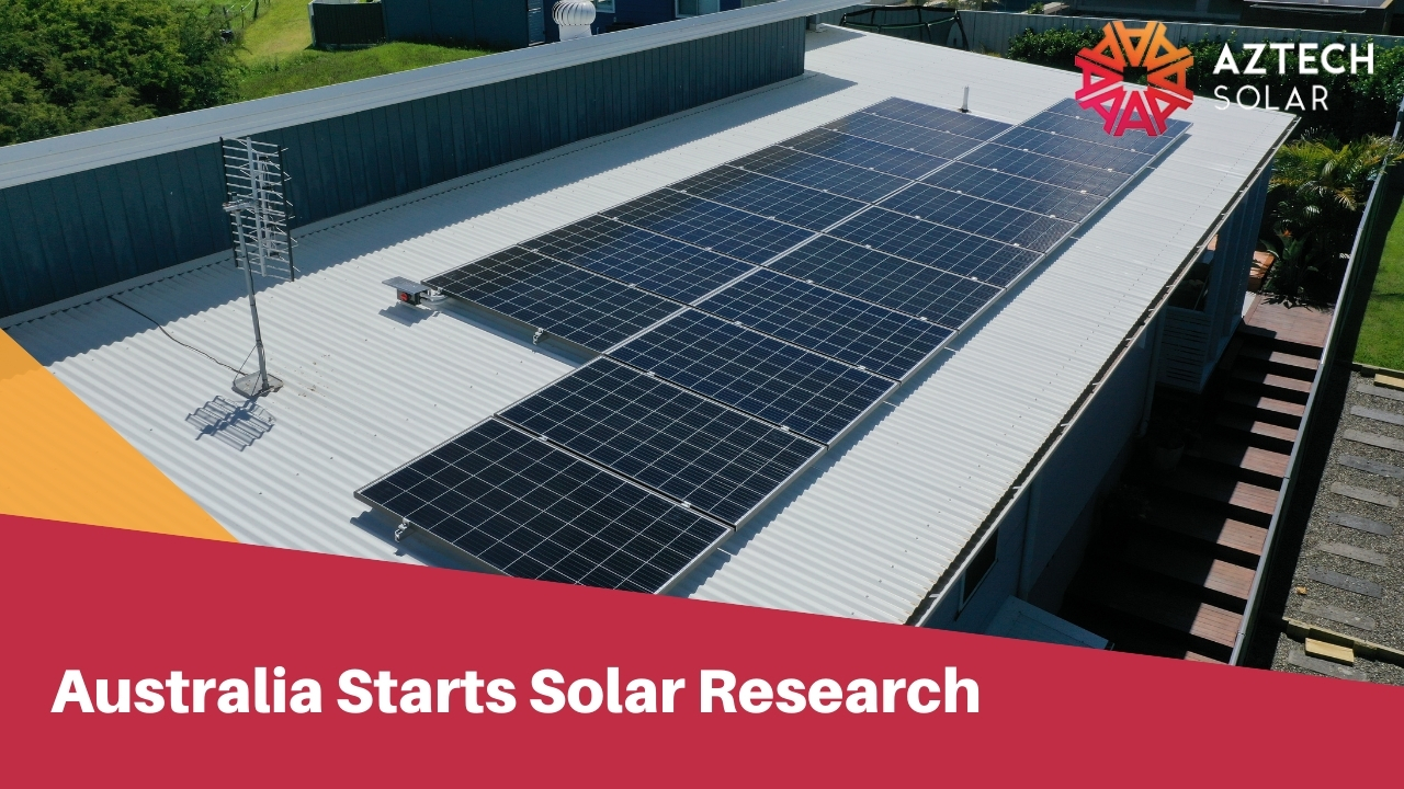Australia Starts Solar Research