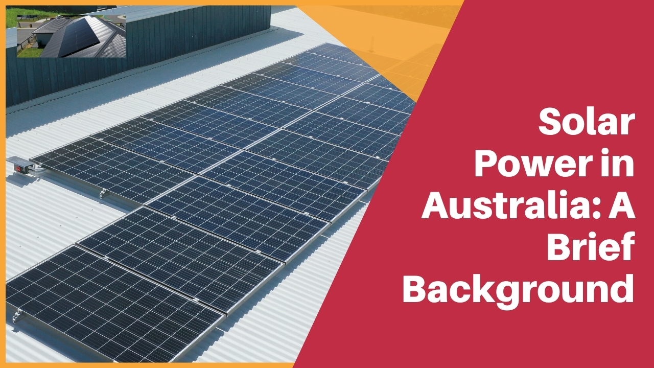 Rooftop solar panels on Australian industrial building