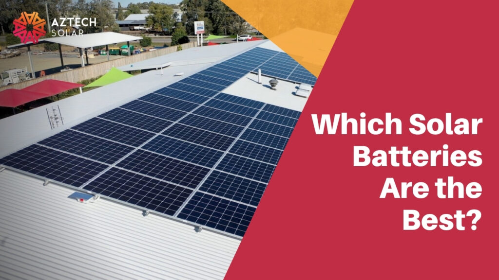 Rooftop solar panels with solar battery question text