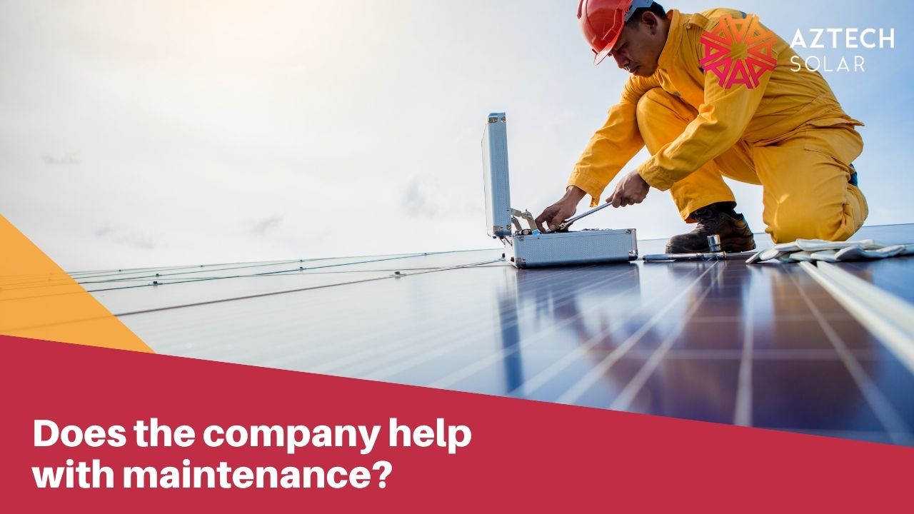 Does the company help with maintenance?