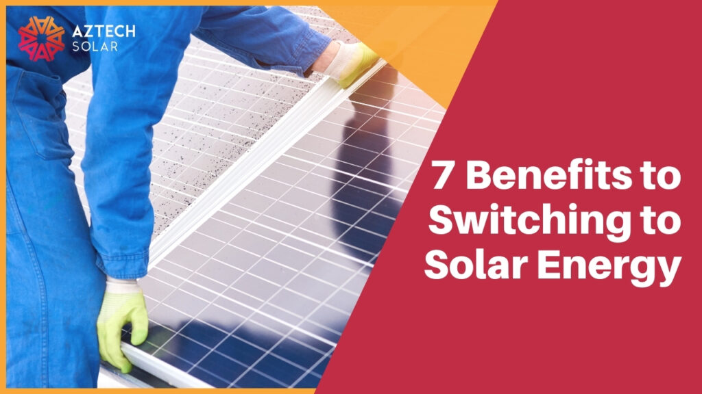 Person installing solar panels for energy benefits.