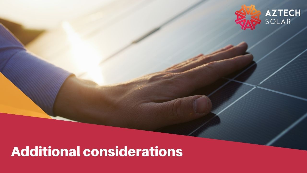 Additional considerations