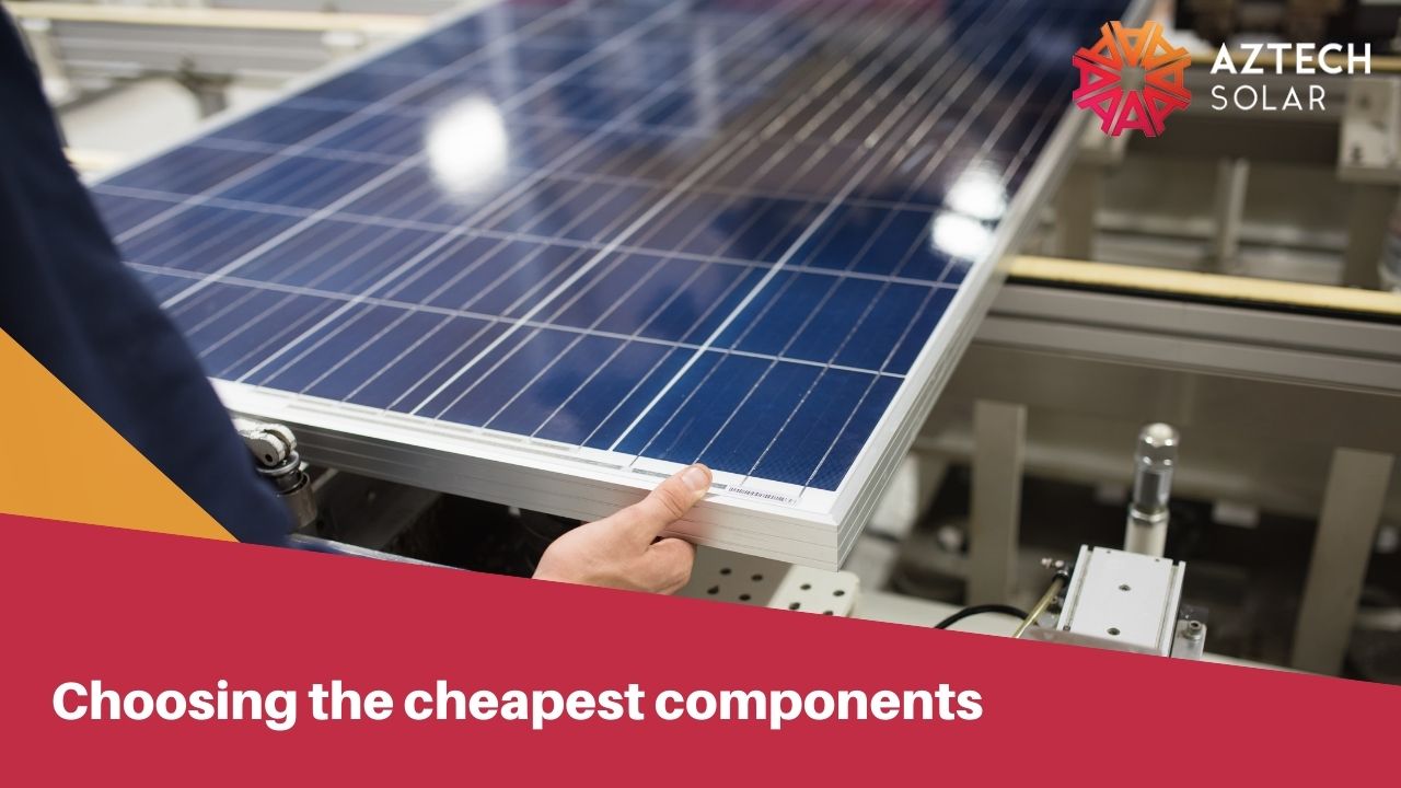 Choosing the cheapest components