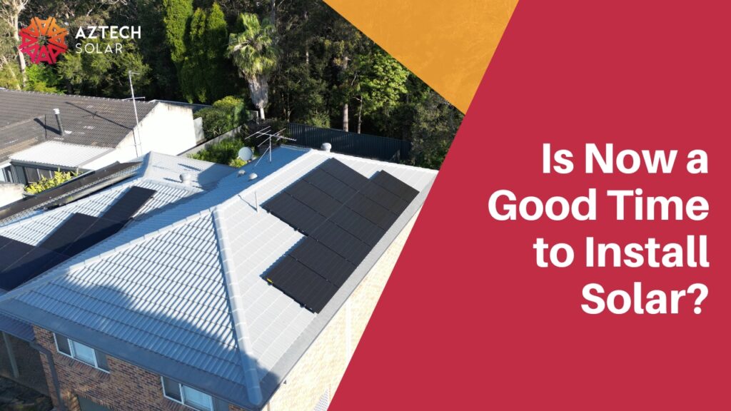 Rooftop solar panels on suburban Australian home