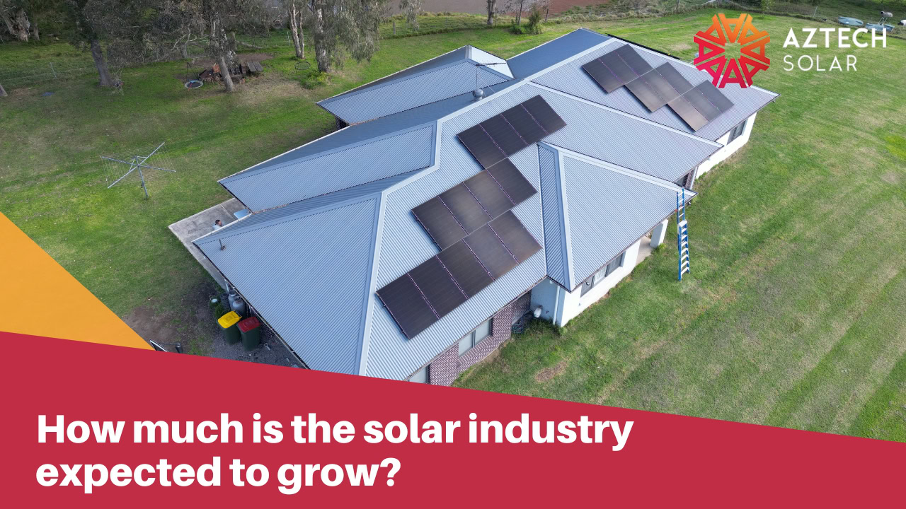 How much is the solar industry expected to grow