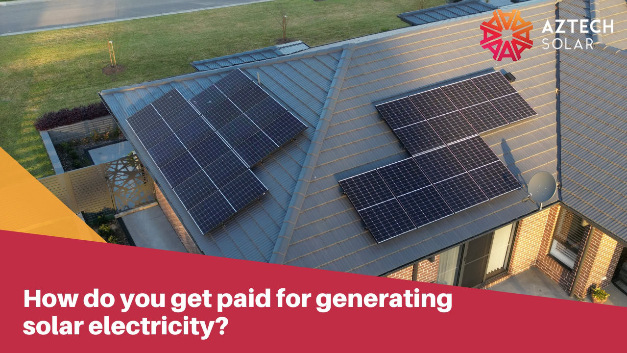 How do you get paid for generating solar electricity