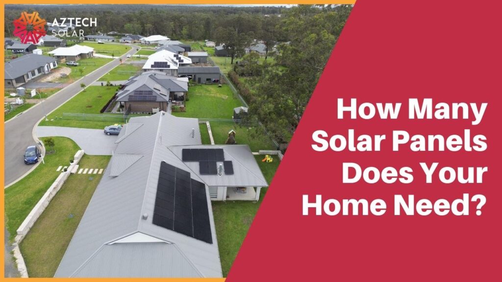 Aerial view of suburban homes with rooftop solar panels
