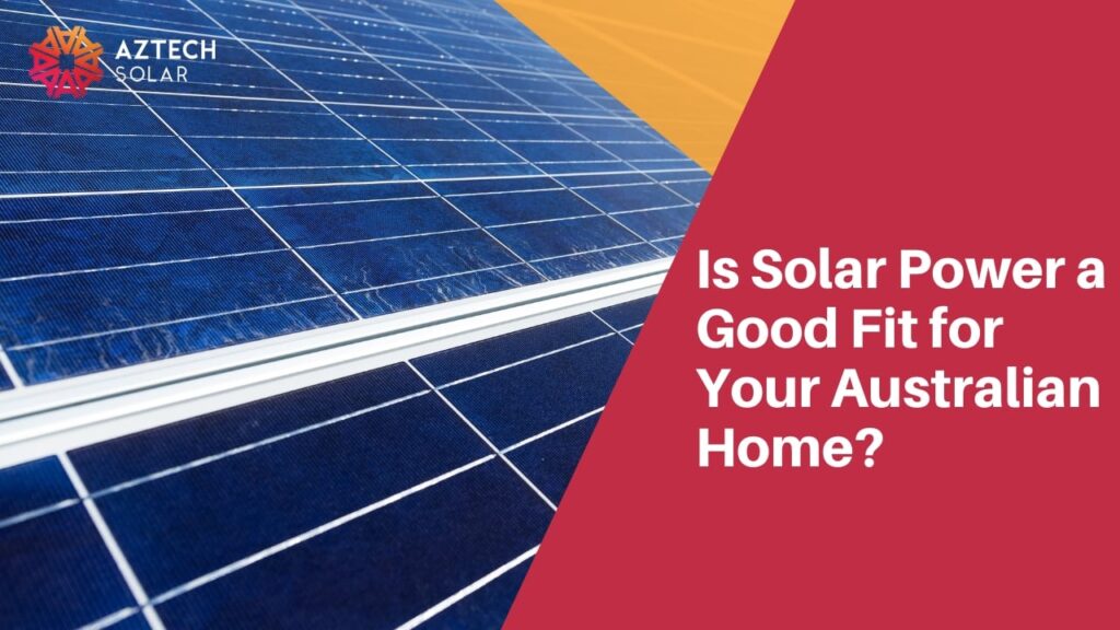 Solar panels on a rooftop in Australia