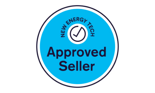 New Energy Tech Approved Seller badge