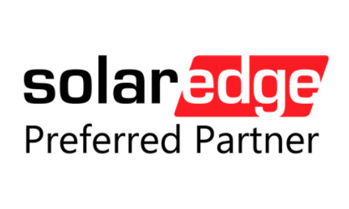 SolarEdge logo, preferred partner certification.