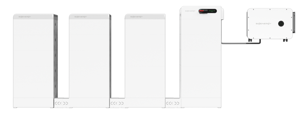 Solar energy storage system with multiple units